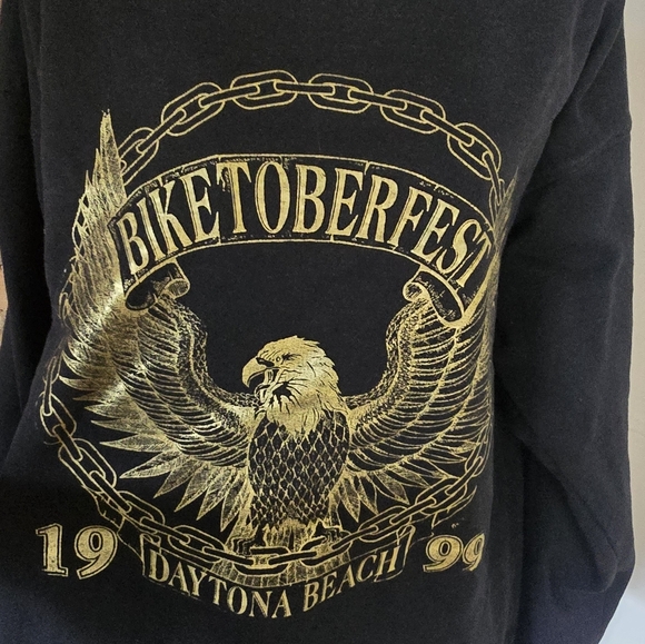 🏍 Daytona Biketoberfest Vintage Sweatshirt - Picture 8 of 9